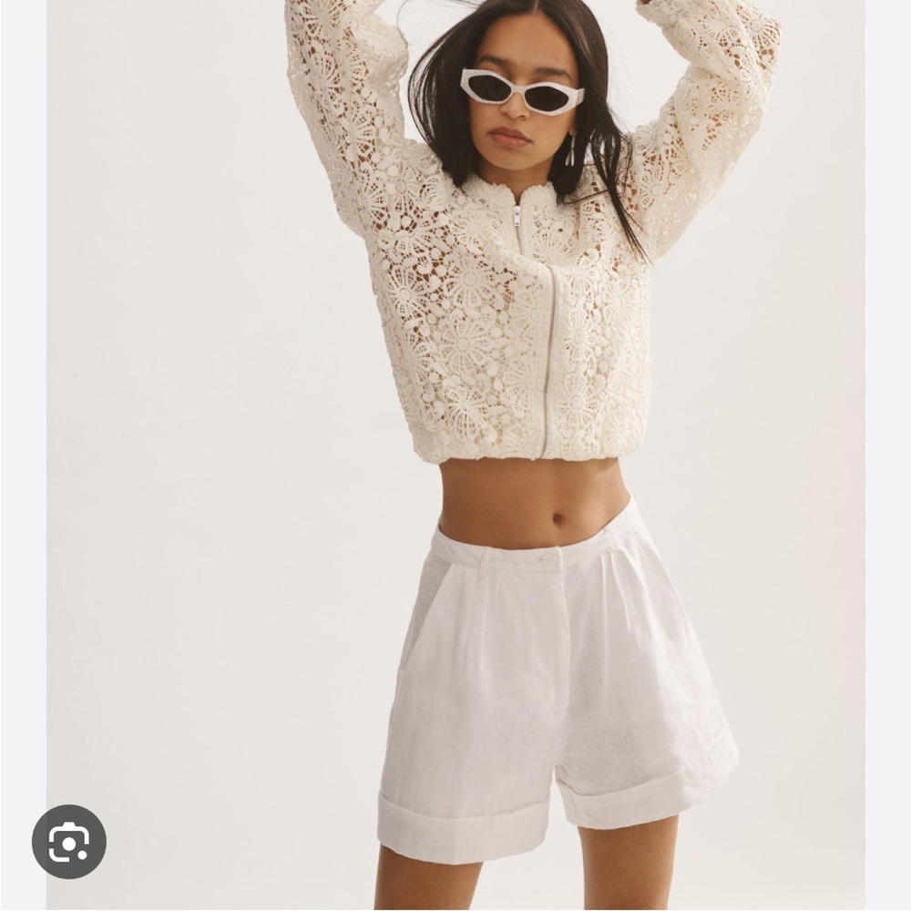 Anthropologie Lace Bomber
Jacket - Picture 2 of 6